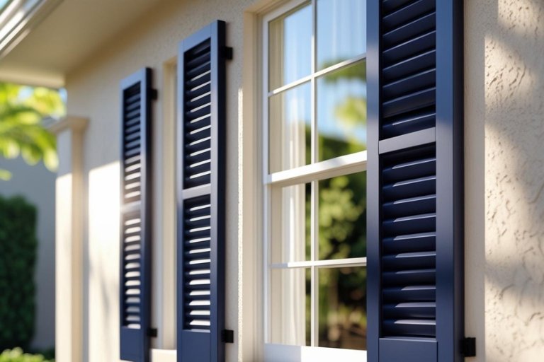 exterior window shutters that open