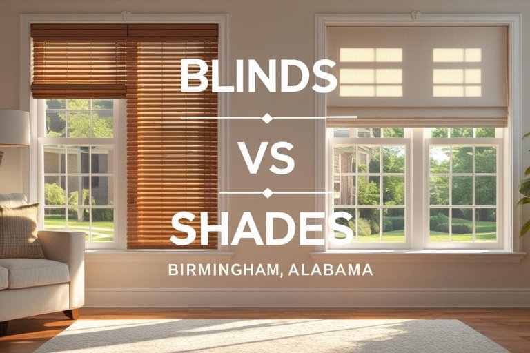 Blinds vs Shades: Best Window Treatment in Birmingham, AL